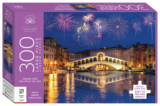 Hinkller: Rialto Bridge, Venice, Italy - Large Piece Puzzle (300pc Jigsaw)