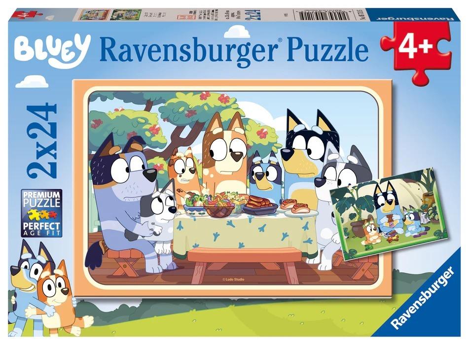 Ravensburger: Bluey Let's Do This! Puzzle (2x24pc Jigsaws)