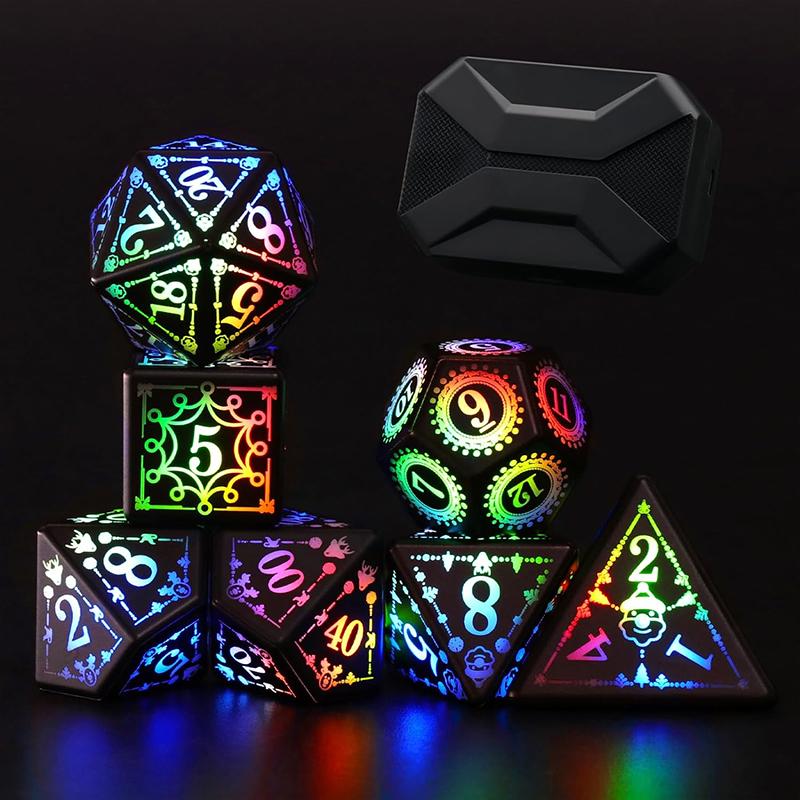 SUPREMETECH Rechargeable LED Dice Set