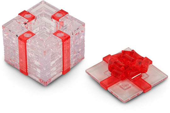 Crystal Puzzle: Gift Box with Red Ribbon (38pc)