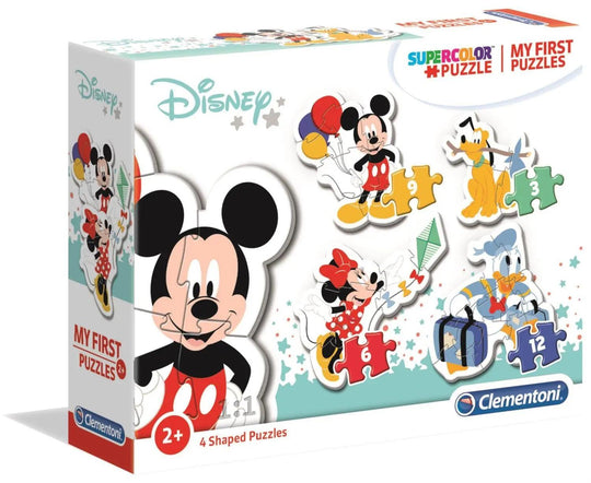Clementoni: Mickey My First - Puzzles (3, 6, 9, 12pc Jigsaws)