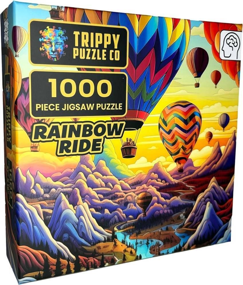 Trippy Puzzles: Rainbow Ride Puzzle (1000pc Jigsaw)