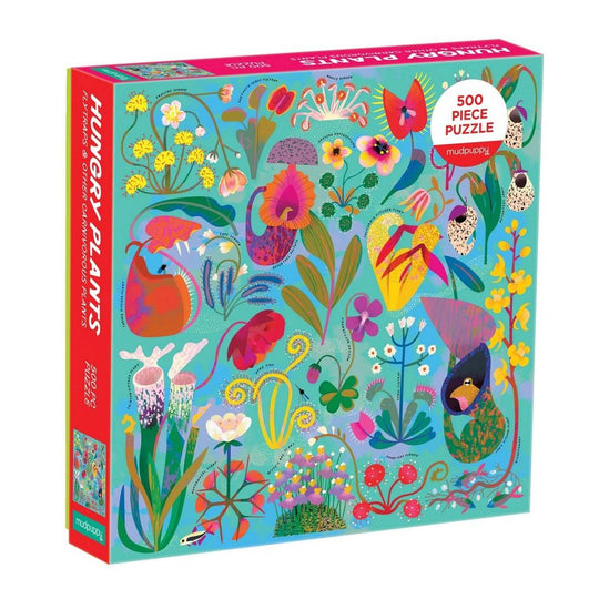 Mudpuppy: Hungry Plants - Family Puzzle (500pc Jigsaw)