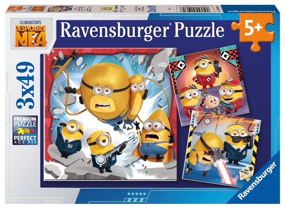 Ravensburger: Despicable Me 4 Puzzle (3x49pc Jigsaws)