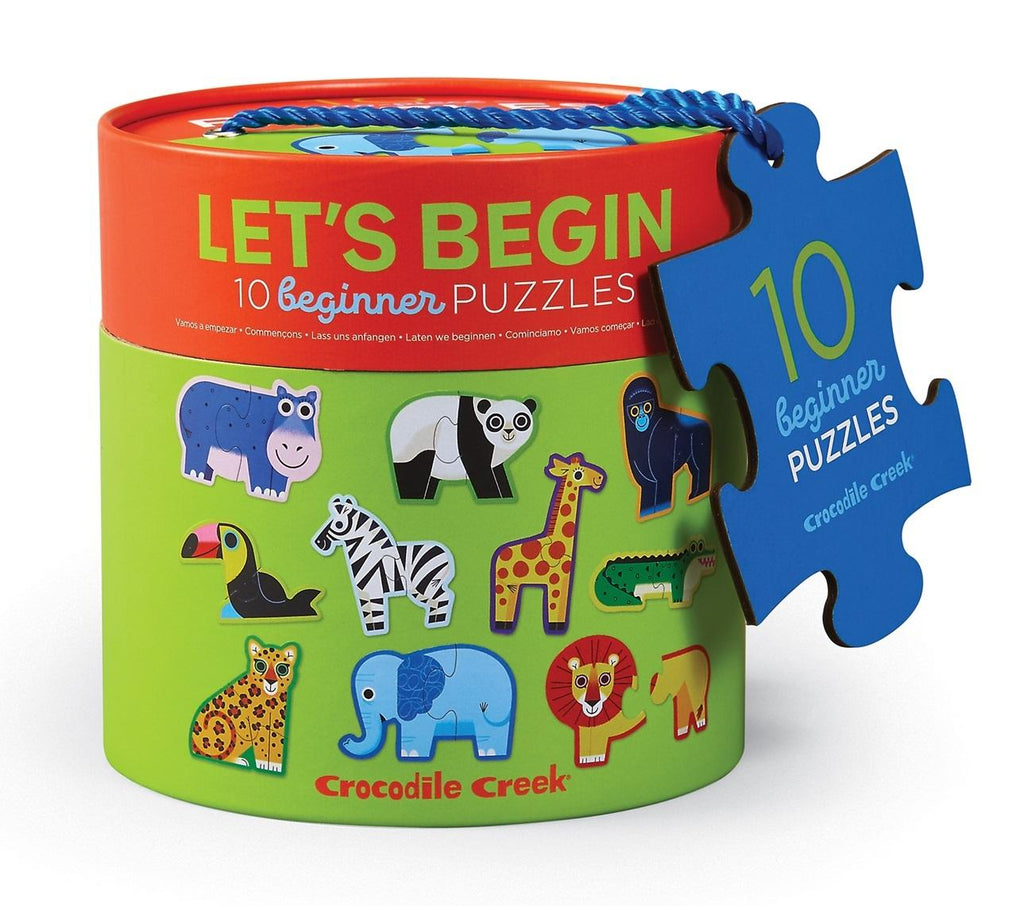 Crocodile Creek: Lets Begin Puzzle Canister - Jungle