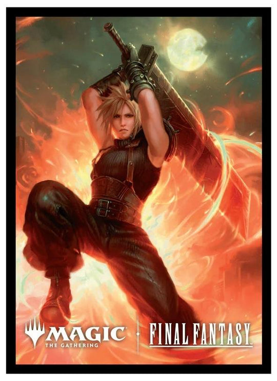 Ultra Pro: MTG x Final Fantasy - 100ct Deck Protector Sleeves - Cloud, Ex-SOLDIER (Commander)