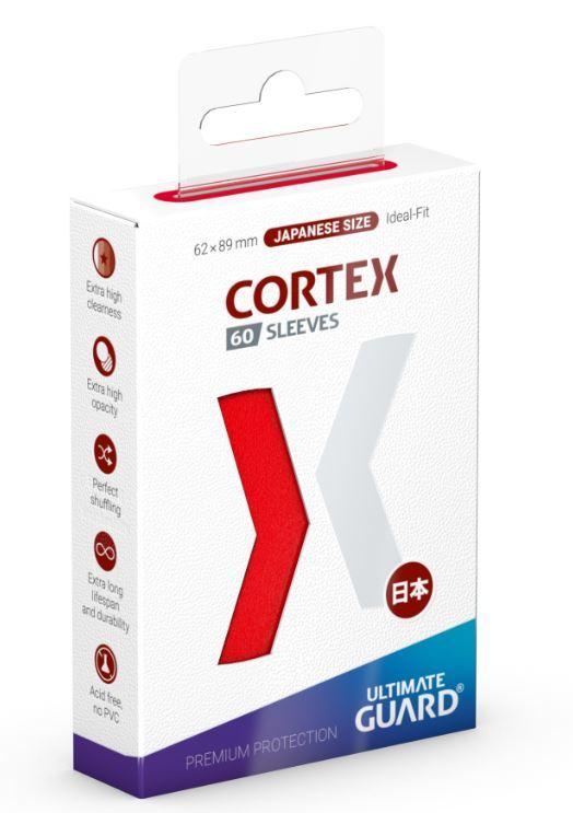 Ultimate Guard: Cortex Japanese Sleeves (60ct) - Glossy Red