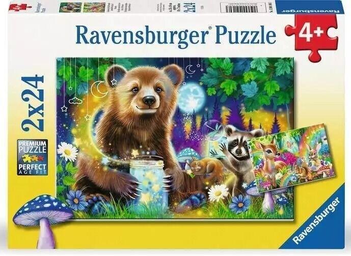 Ravensburger: Loving Woodland Friends Puzzle (2x24pc Jigsaw)