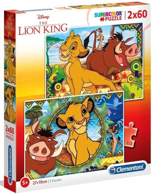 Clementoni: The Lion King - Puzzles (2x60pc Jigsaws)