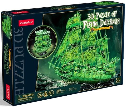 Cubic Fun: 3D Flying Dutchman (Glow in the Dark)