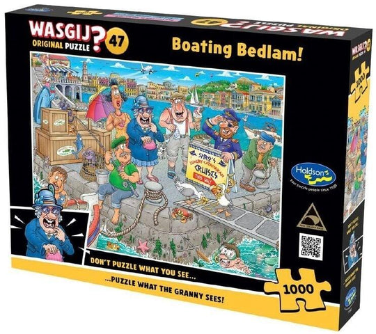 Wasgij Original #47: Boating Bedlam Puzzle (1000pc Jigsaw)