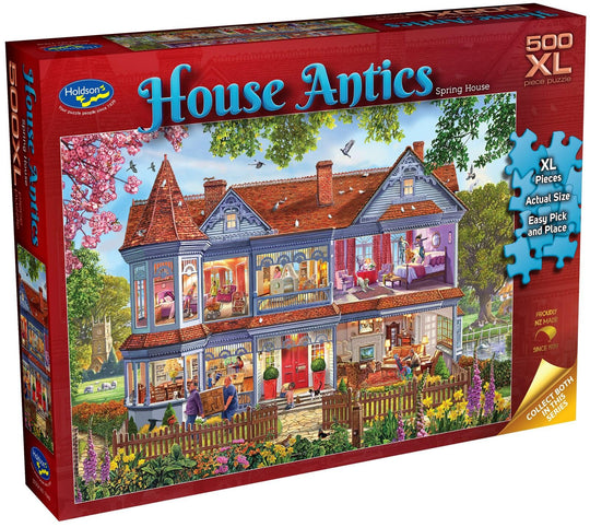 Holdson: House Antics - Spring House XL Piece Puzzle (500pc Jigsaw)