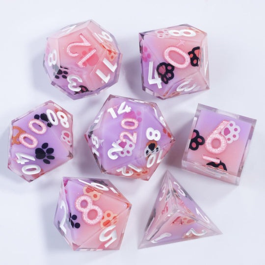 Dudley's Gallery - Toe Beans Sharp Edge Resin Dice Set