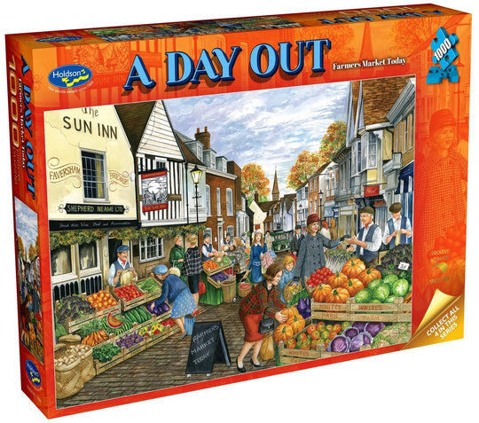 Holdson: A Day Out - Farmers Market Today Puzzle (1000pc Jigsaw)