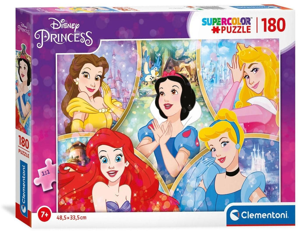 Clementoni Super Color: Disney Princess - Puzzle (180pc Jigsaw)