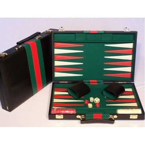 Backgammon 18" Vinyl Case - Black