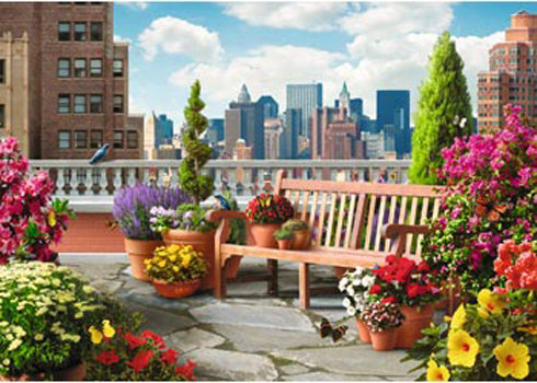 Ravensburger: Rooftop Garden (500pc Jigsaw)