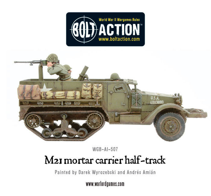 M21 mortar carrier half-track