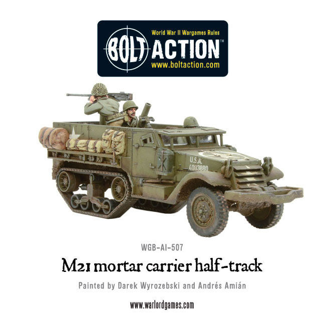 M21 mortar carrier half-track