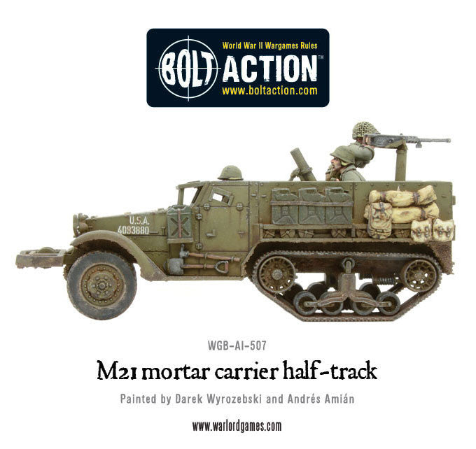 M21 mortar carrier half-track