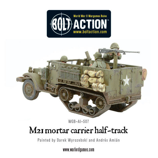 M21 mortar carrier half-track