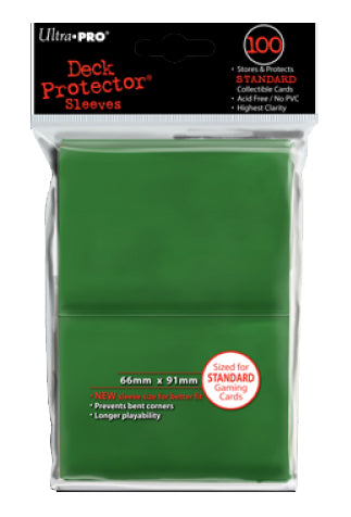 Ultra Pro: Deck Protector - Standard Green (100ct)