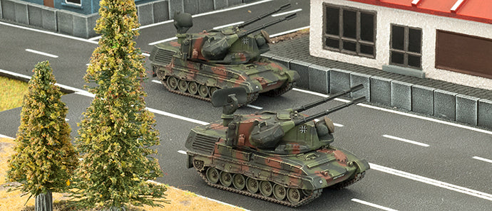 Flames of War: Team Yankee - Gepard Flakpanzer Batterie