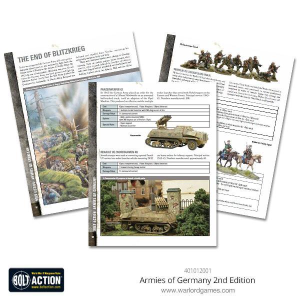 Bolt Action - Armies of Germany (2nd Edition) by Warlord Games (Paperback / softback)