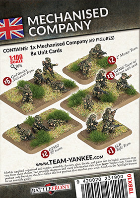 Flames of War: Team Yankee British Mechanised Company