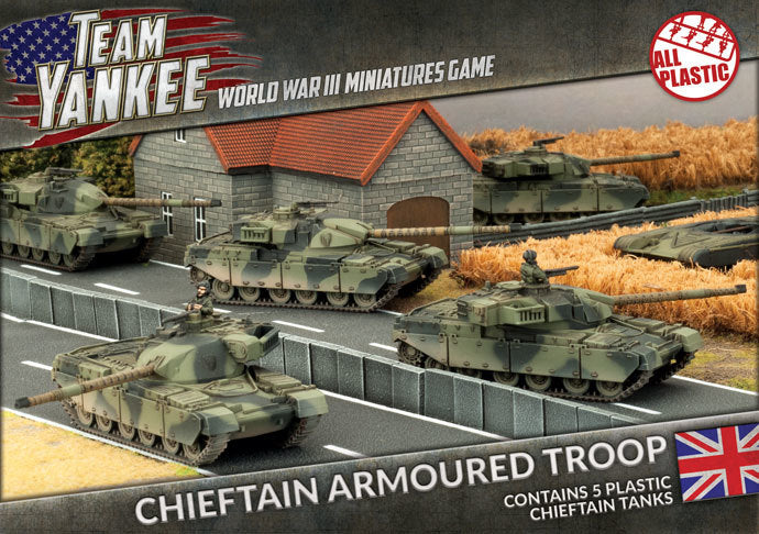 Flames of War: Team Yankee - Chieftan Armoured Troop