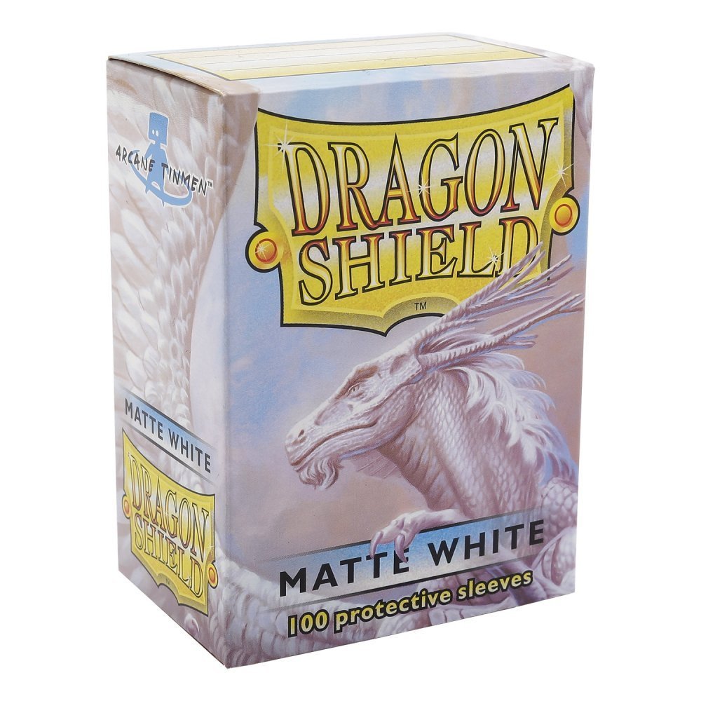 Dragon Shield Matte White Card Sleeves