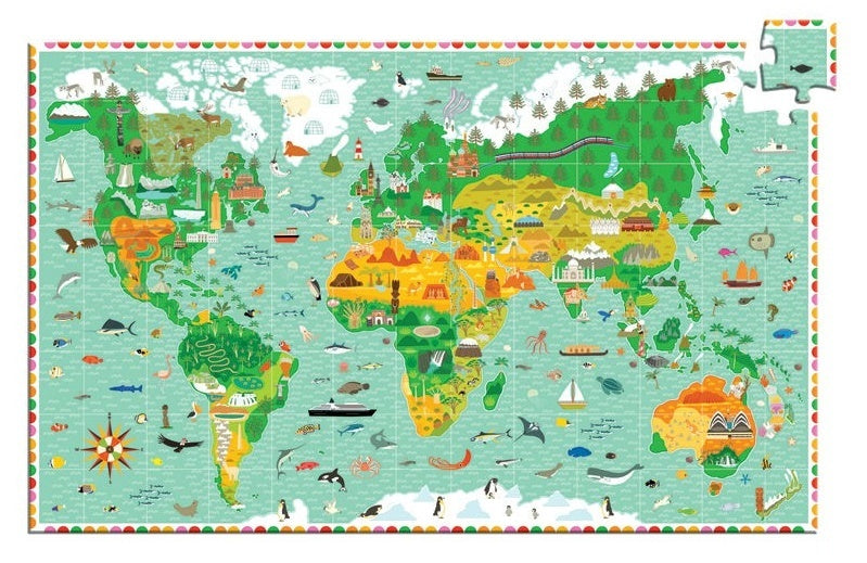 Djeco: 200pc Around The World Puzzle (200pcs)