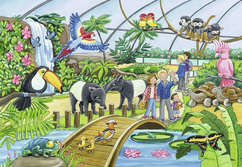 Ravensburger: Welcome to the Zoo (2x24pc Jigsaw)