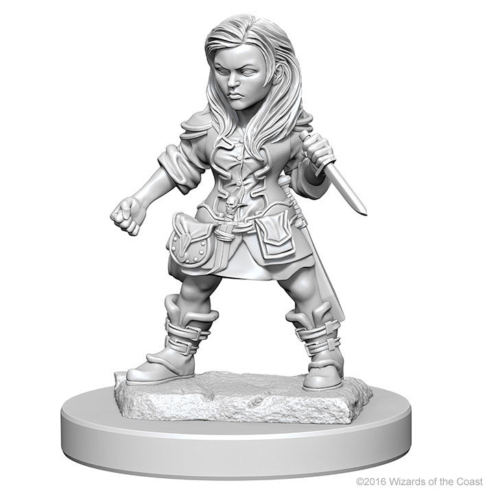 D&D Nolzur's Marvelous: Unpainted Minis - Halfling Female Rogue