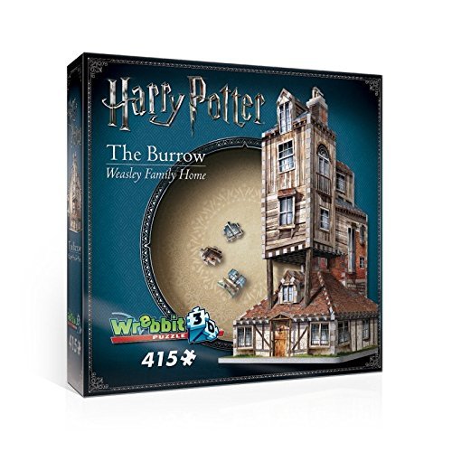 Wrebbit3D: Harry Potter The Burrow - 3D Puzzle (415pc Jigsaw)