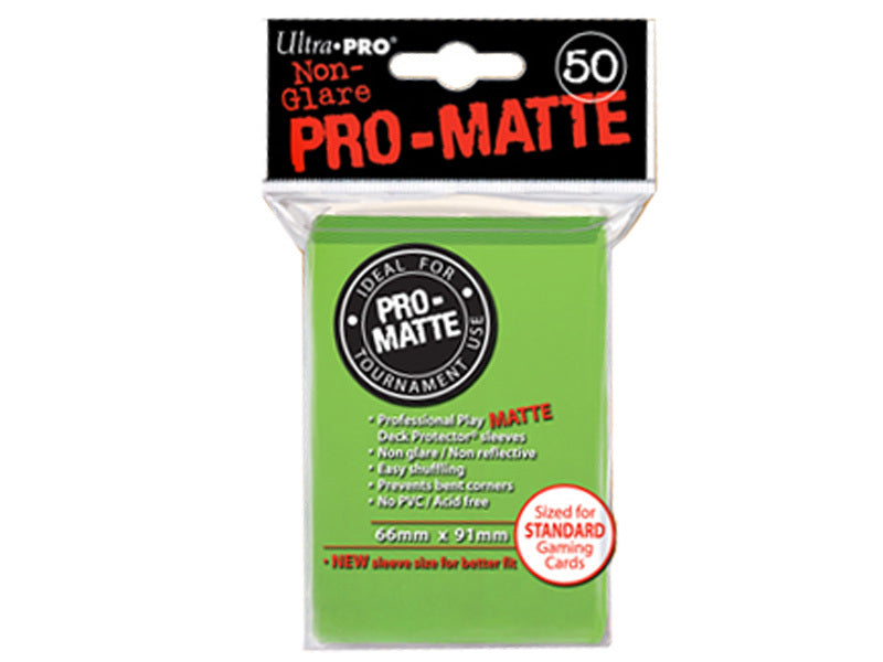 Ultra Pro Pro-Matte Standard Sleeves: Lime Green (50)