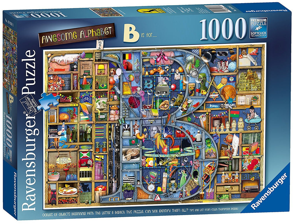 Ravensburger: Awesome Alphabet - B (1000pc Jigsaw)