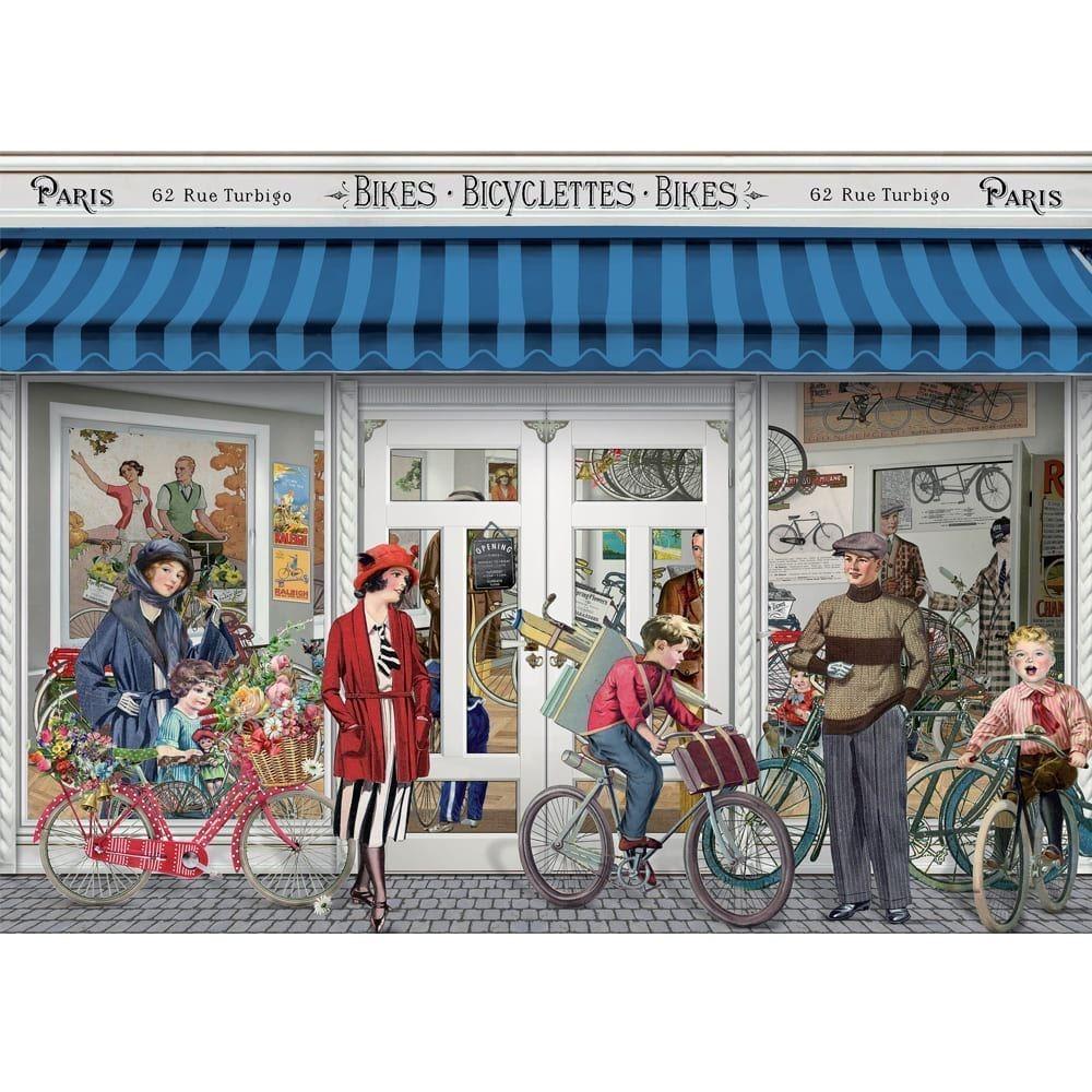 Victorian Day Out: Bikes, Bicyclettes, Bikes - Puzzle (1000pc Jigsaw)