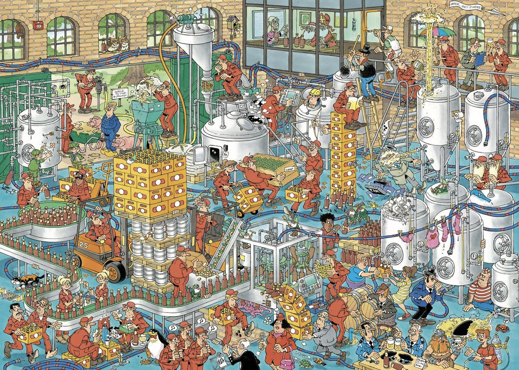 Holdson: Jan Van Haasteren - The Craft Brewery Puzzle (1000pc Jigsaw)