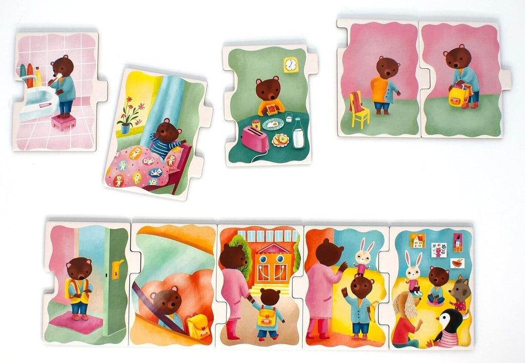 eeBoo: Ready to Go Puzzle - School