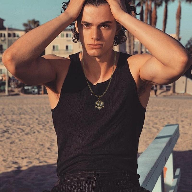 TBG: Mini Metal Dice Set with Hollow D20 Necklace Case - Antique Gold