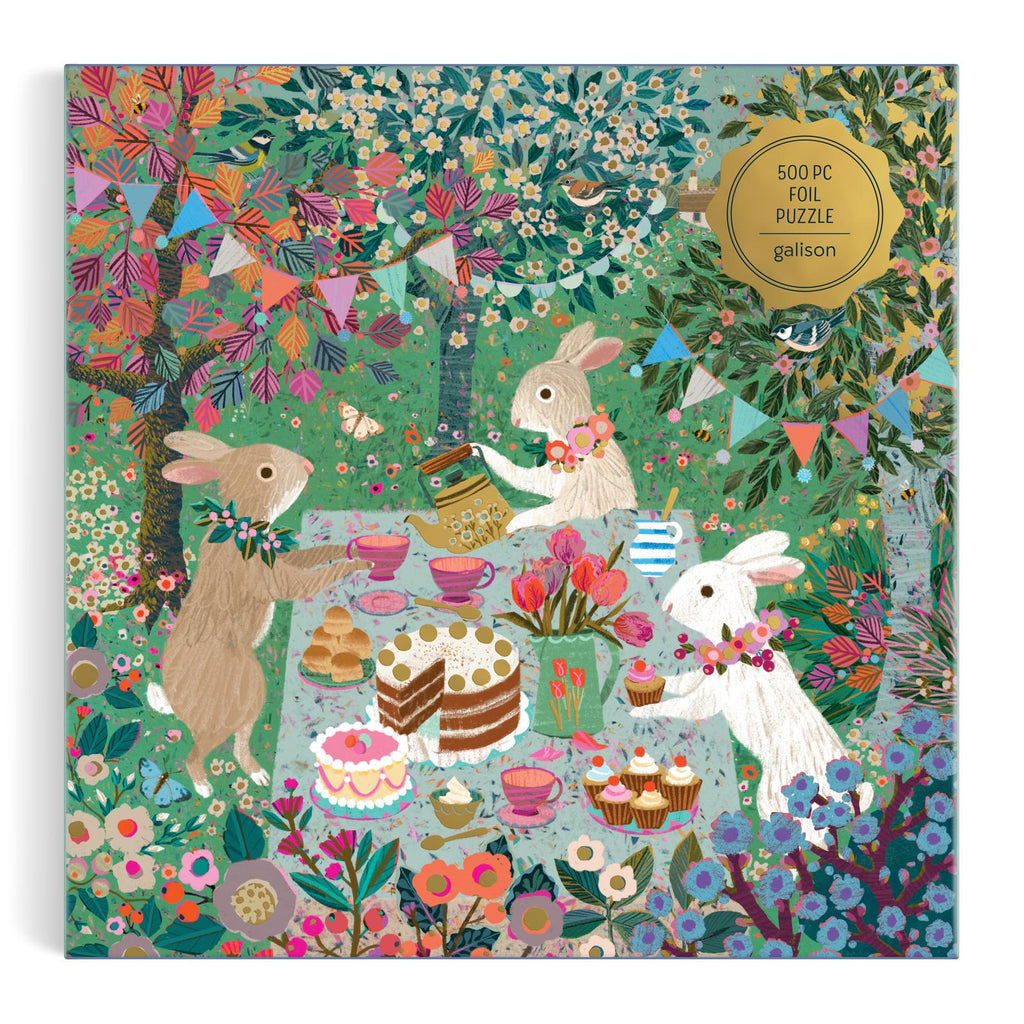 Galison: Spring Tea Party - 500 Piece Puzzle