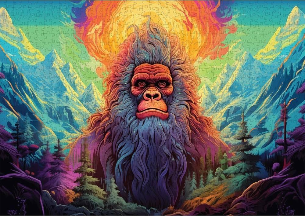Trippy Puzzles: Yeti Yonder Puzzle (1000pc Jigsaw)