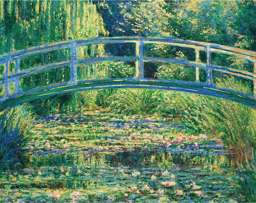 Hinkler: Mindbogglers Gold - Bridge Over a Pond of Water Lilies Puzzle (1000pc Jigsaw)