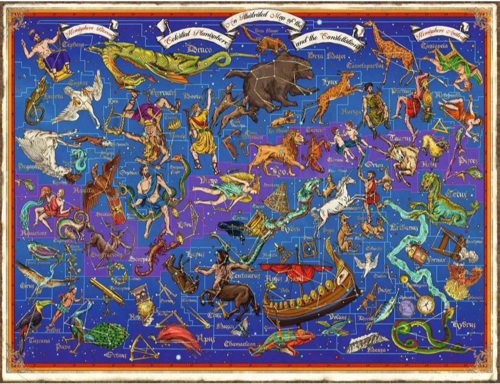 Ravensburger: Constellations Map Puzzle (2000pc Jigsaw)