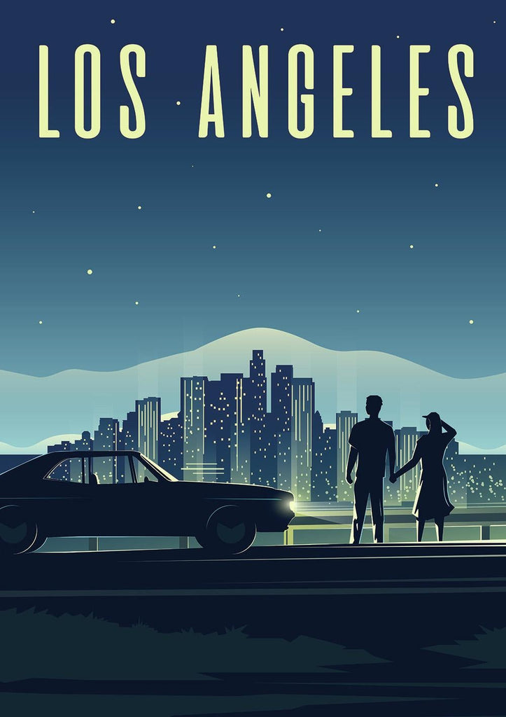 Illustrations of the World: Los Angeles (1000pc Jigsaw)