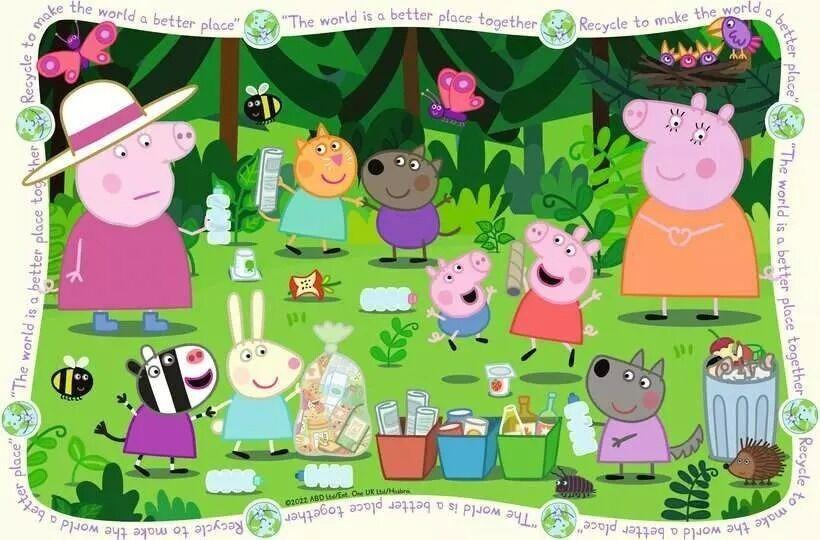 Ravensburger: Peppa Pig Recycle Together! Puzzle (35pc Jigsaw)