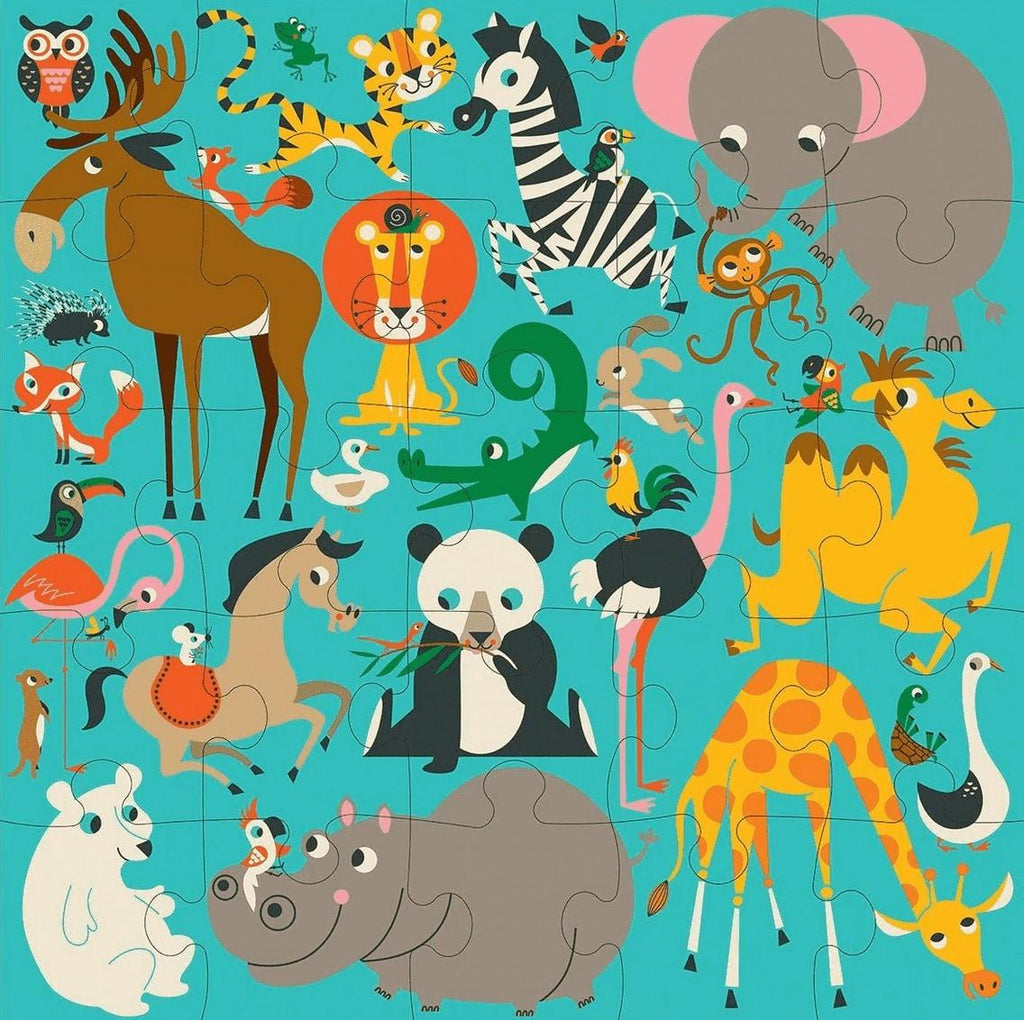 Mudpuppy: Animals Of The World - Jumbo Puzzle (25pc Jigsaw)