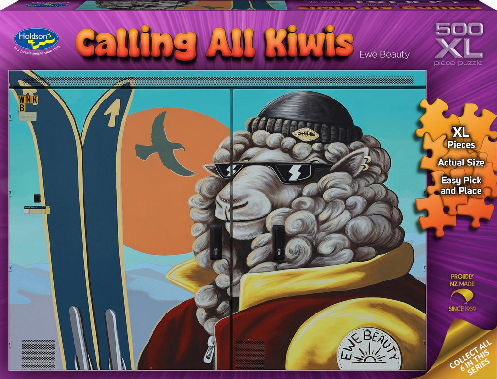 Holdson: Ewe Beauty - Calling All Kiwis XL Piece Puzzle (500pc Jigsaw)