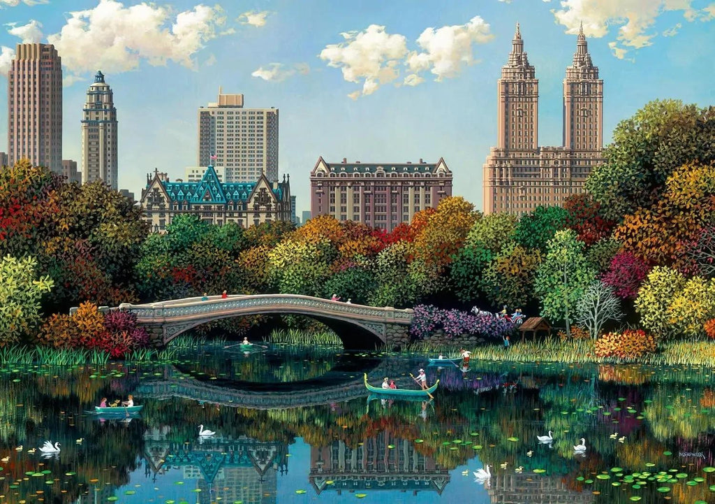 Ravensburger: New York Central Park Bow Bridge Puzzle (1000pc Jigsaw)